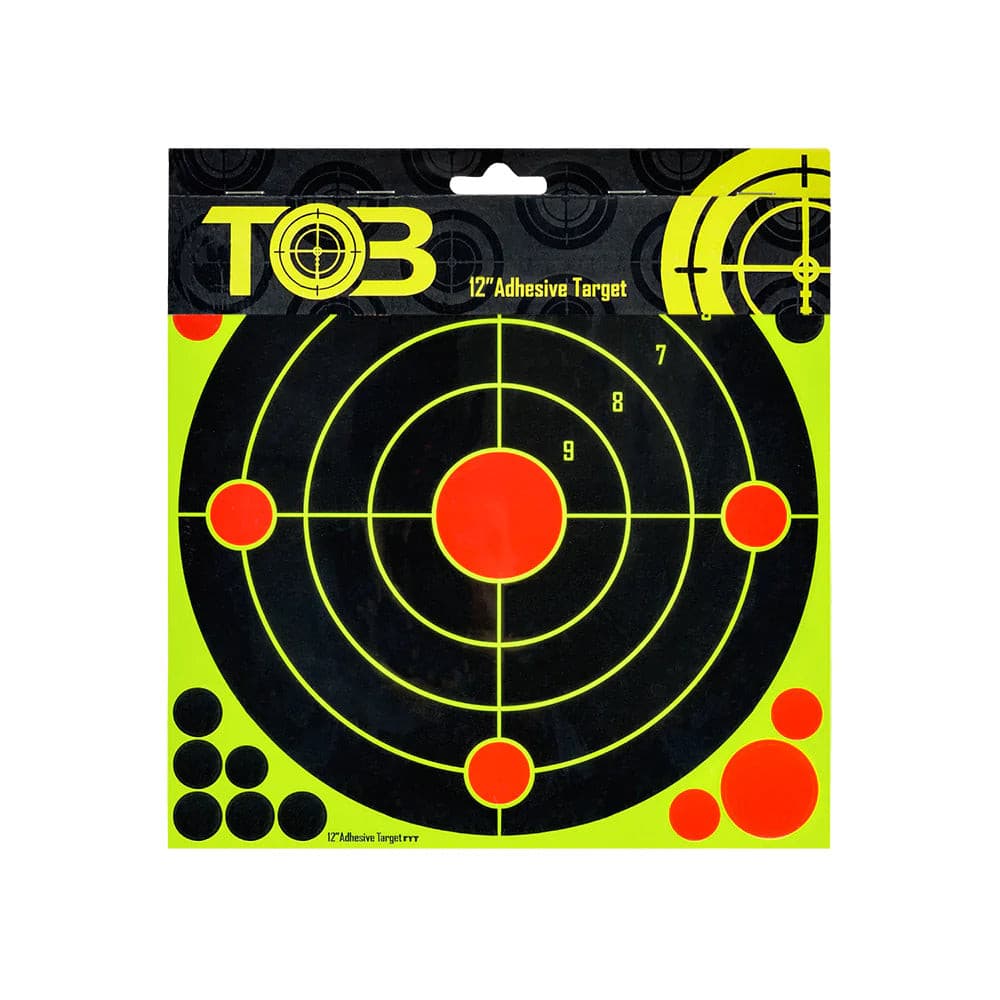  Triumph Systems 12x12 Radioactive Warning 10 Adhesive  Bullseye Target with 24 Pasties - 10-Pack Target- Reactive Targets for  Shooting, Multicolor : Sports & Outdoors